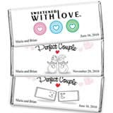 Hersheys Heart Theme 1.5 oz Chocolates Wedding Favors (3 designs available)