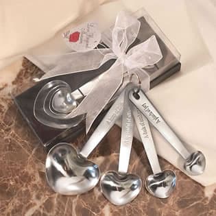 Heart Shaped Measuring Spoon Favors