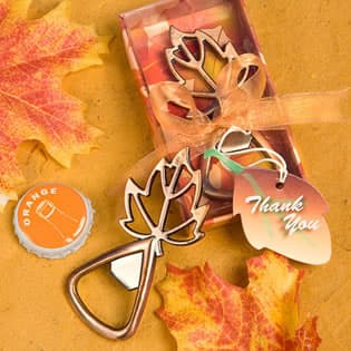 Leaf Bottle Opener Favors