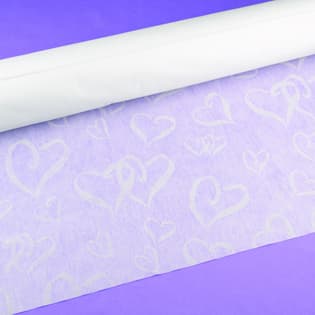 Linked at the Heart White Aisle Runner