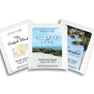 Personalized Beach Theme Tea Favors - &#40;14 designs available&#41;