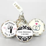 Personalized "I DO" Plume Hershey?s Kisses