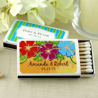 Personalized Matches - Set of 50 &#40;White Box&#41;: Unique Designs