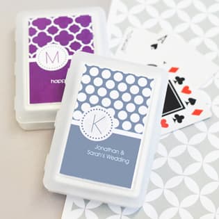 MOD Pattern Monogram Playing Cards