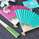 Colored Paper Fans