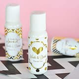 Personalized Metallic Foil Lotion - Wedding