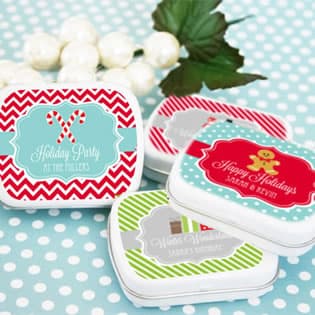 A Winter Holiday Mint Tins