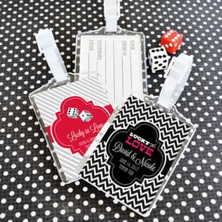 Vegas Acrylic Luggage Tags