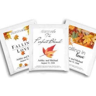 Personalized Tea Favors - Fall Theme &#40;5 designs available&#41;