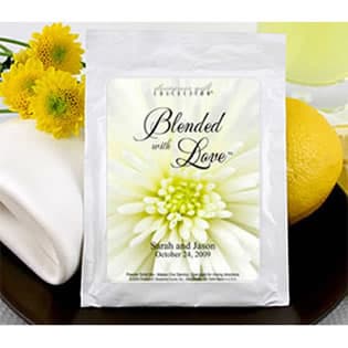 Flower Themed Lemonade Wedding Favors