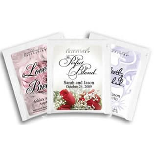 Personalized Tea Favors - Flower Theme &#40;17 designs available&#41;