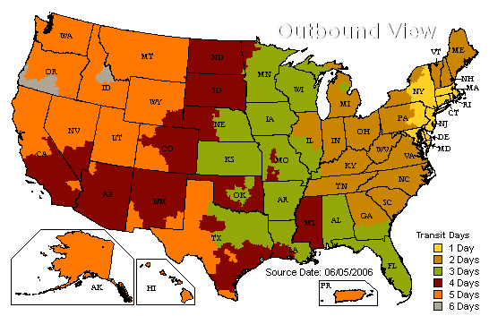 Ground Transit Times