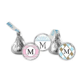 Personalized Monogram Hersheys Kisses Wedding Favors &#40;34 Designs Available&#41;