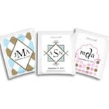 Personalized Monogram Tea Wedding Favors (25 Designs Available)