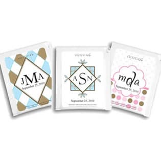 Personalized Monogram Tea Wedding Favors &#40;25 Designs Available&#41;