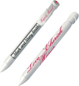 Wedding Pens - Love, Cherish &amp; Honor &#40;White&#41;