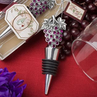 Vineyard Collection Wine Bottle Stopper Favors