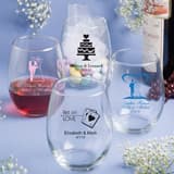 Stemless Wine Glasses 15 Ounce