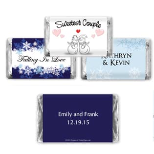 Winter Theme Hersheys Mini Chocolates &#40;6 designs available&#41;