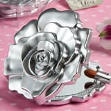 Realistic Rose Design Mirror Compacts