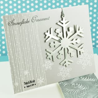 Silver Snowflake Ornament