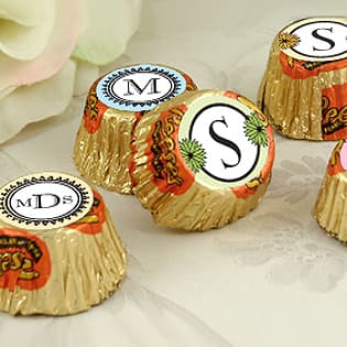 Personalized Monogram Hershey Reese's Wedding Favors